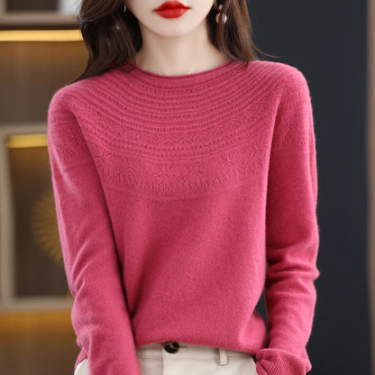 MERINO WOOL KNIT SWEATER WINTER SUMMER