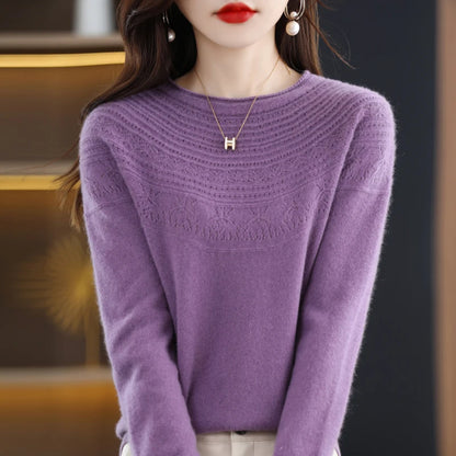 MERINO WOOL KNIT SWEATER WINTER SUMMER