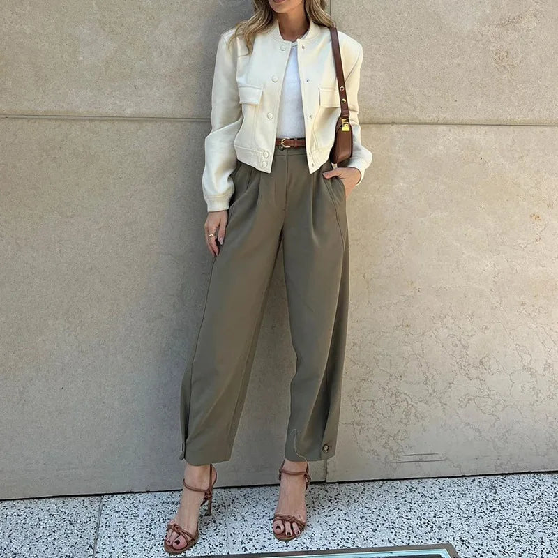 BRANDYX CASUAL PANTS WITH ADJUSTMENT FOR ANKLES