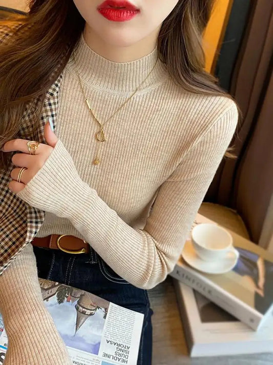 BRANDYX CHIC MOCK NECK SWEATER