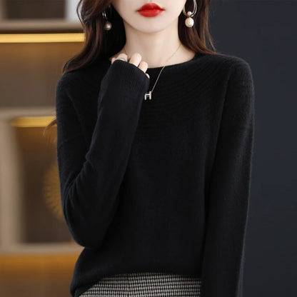MERINO WOOL KNIT SWEATER WINTER SUMMER