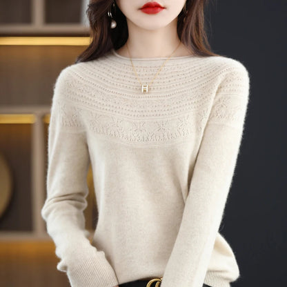 MERINO WOOL KNIT SWEATER WINTER SUMMER