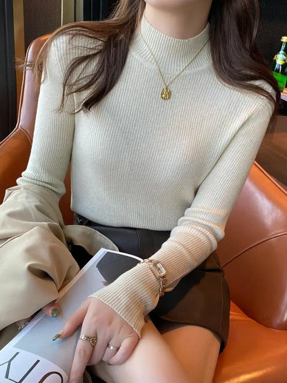 BRANDYX CHIC MOCK NECK SWEATER