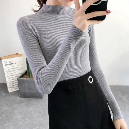 BRANDYX CHIC MOCK NECK SWEATER